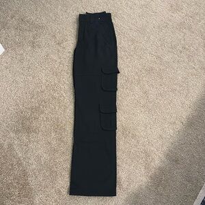 Abercrombie Black Relaxed Cargo Pants